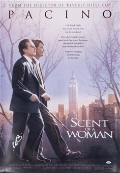 Al Pacino Signed "Scent Of A Woman" 27 x 40 Movie Poster (PSA/DNA)